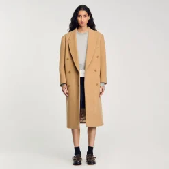Cappotto Lungo In Misto Lana