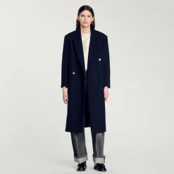 Cappotto Lungo In Misto Lana