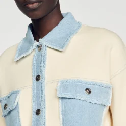 Cardicoat Oversize In Doppio Materiale