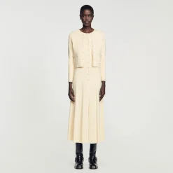 Cardigan Arricchito Da Perline