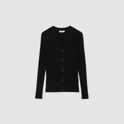 Cardigan Con Strass