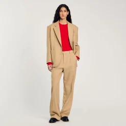 Cardigan Con Volant