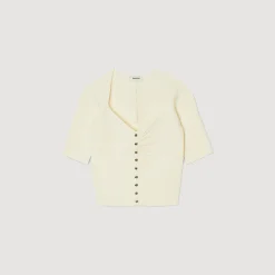 Cardigan Corto A Coste