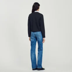 Cardigan In Lana Certificata