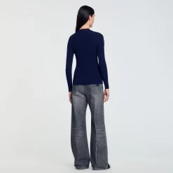 Cardigan In Maglia A Coste