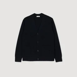 Cardigan In Maglia A Coste