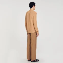 Cardigan In Maglia Traforata