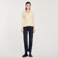 Cardigan In Viscosa Certificata