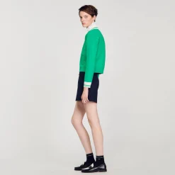 Cardigan Teddy Con Cerniera