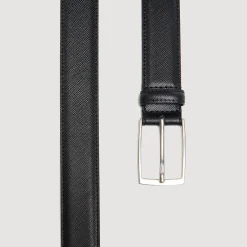Cintura In Pelle Crosta Saffiano