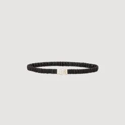 Cintura In Pelle Elasticizzata