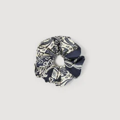 Elastico Arricciato Con Stampa A Bandana