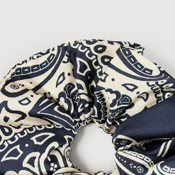 Elastico Arricciato Con Stampa A Bandana