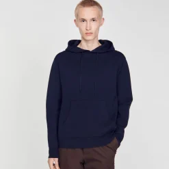 Felpa Con Cappuccio In Maglia