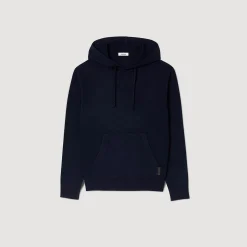 Felpa Con Cappuccio In Maglia