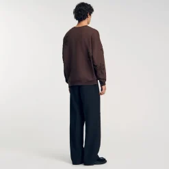 Felpa Oversize A Fiori