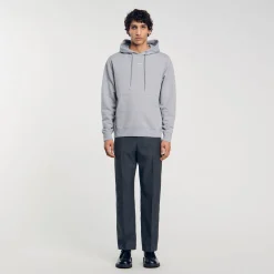Felpa Uomo Con Cappuccio In Cotone Bio