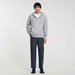 Felpa Uomo Con Cappuccio In Cotone Bio