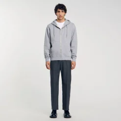 Felpa Uomo Con Cappuccio In Cotone Bio