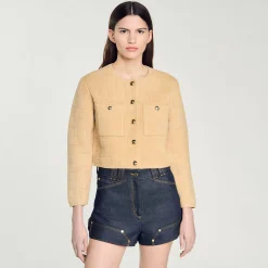 Giacca Corta In Maglia