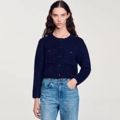 Giacca Corta In Maglia