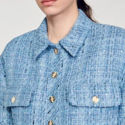 Giacca Corta In Tweed