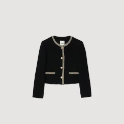 Giacca Corta In Tweed