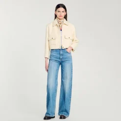 Giacca Corta In Tweed