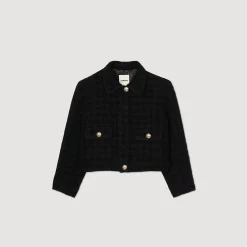 Giacca Corta In Tweed