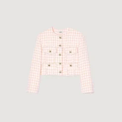 Giacca Corta In Tweed A Fantasia