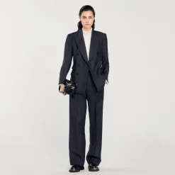 Giacca Da Tailleur Con Motivo A Righe