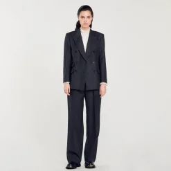 Giacca Da Tailleur Con Motivo A Righe