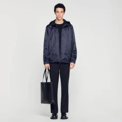 Giacca In Nylon Square Cross