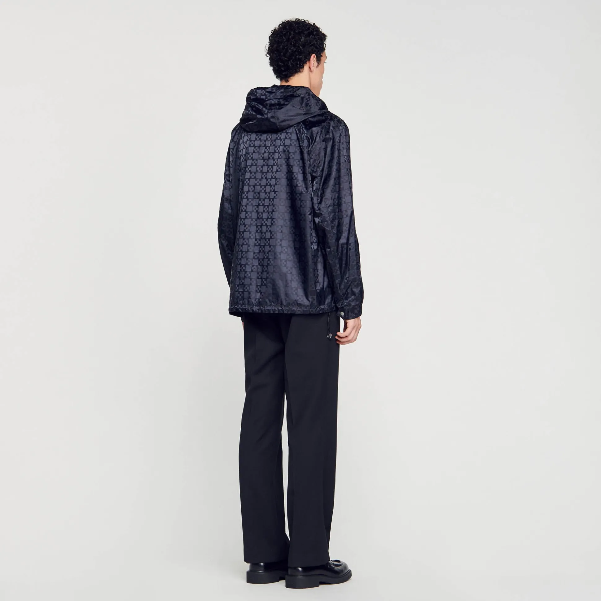 Giacca In Nylon Square Cross