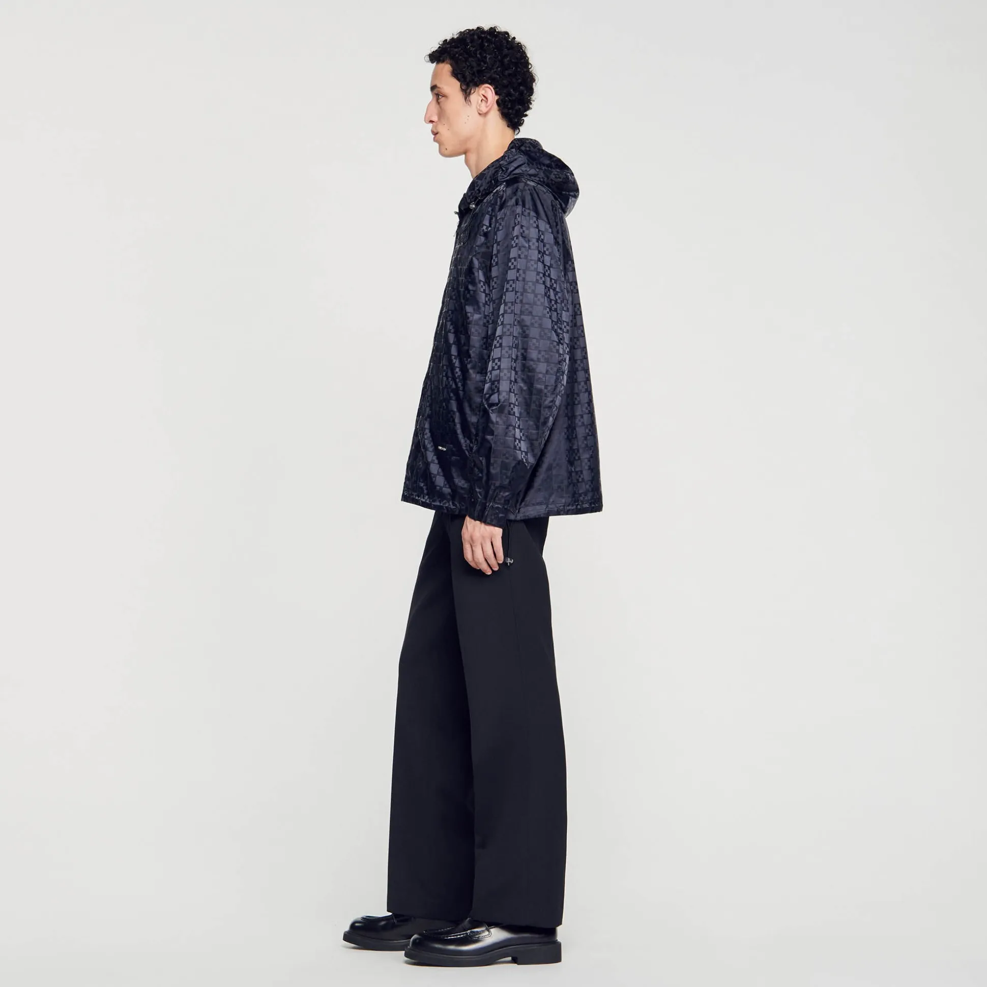Giacca In Nylon Square Cross