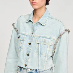 Giubbotto Corto In Denim