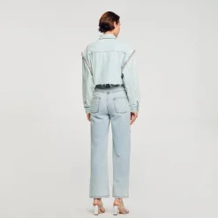 Giubbotto Corto In Denim