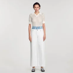 Jeans Bicolore Doppia Cintura
