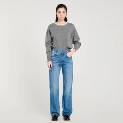 Jeans Con Dettaglio Cordoncino