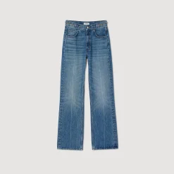 Jeans Con Dettaglio Cordoncino