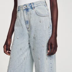 Jeans Decorati Con Strass