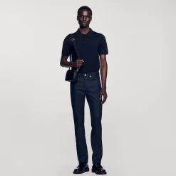 Jeans Dritti Con Lavaggio Waterless