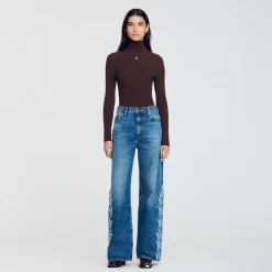Jeans Svasati Con Fiamme