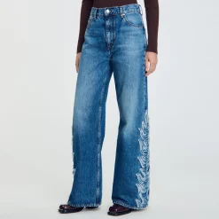 Jeans Svasati Con Fiamme