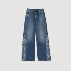 Jeans Svasati Con Fiamme