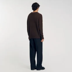 Maglione A Maglia Grossa