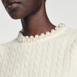 Maglione A Maglia Intrecciata
