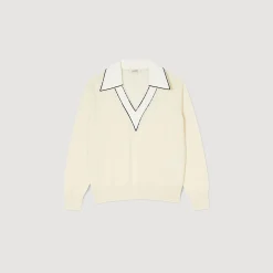 Maglione Con Colletto A Polo