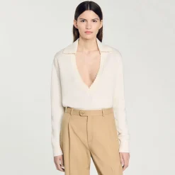 Maglione Con Colletto A Polo