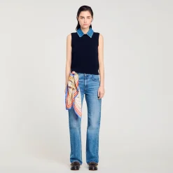 Maglione Con Colletto Rimovibile